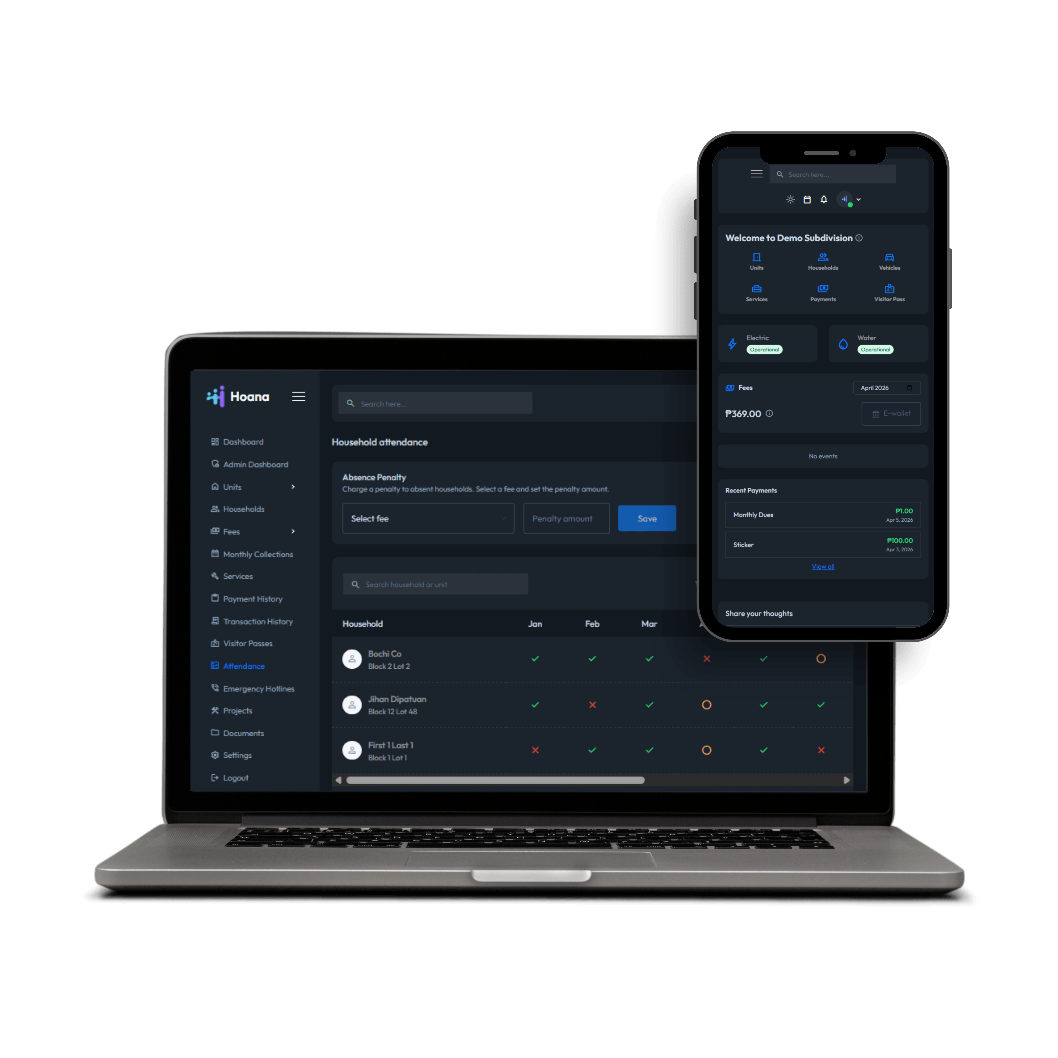 Salig — dark mode
